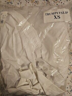 David's Bridal Trumpet Slip XS in Cream